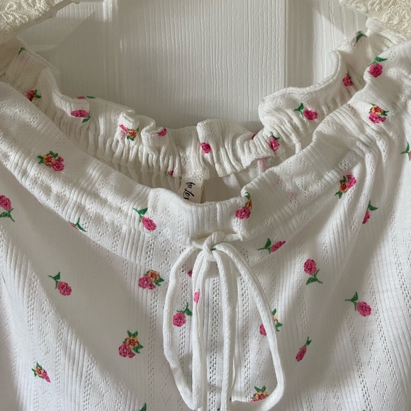 NWT Victoria’s Secret For Love & Lemons Blossom Pointelle Lounge Shorts, Medium - Picture 9 of 9